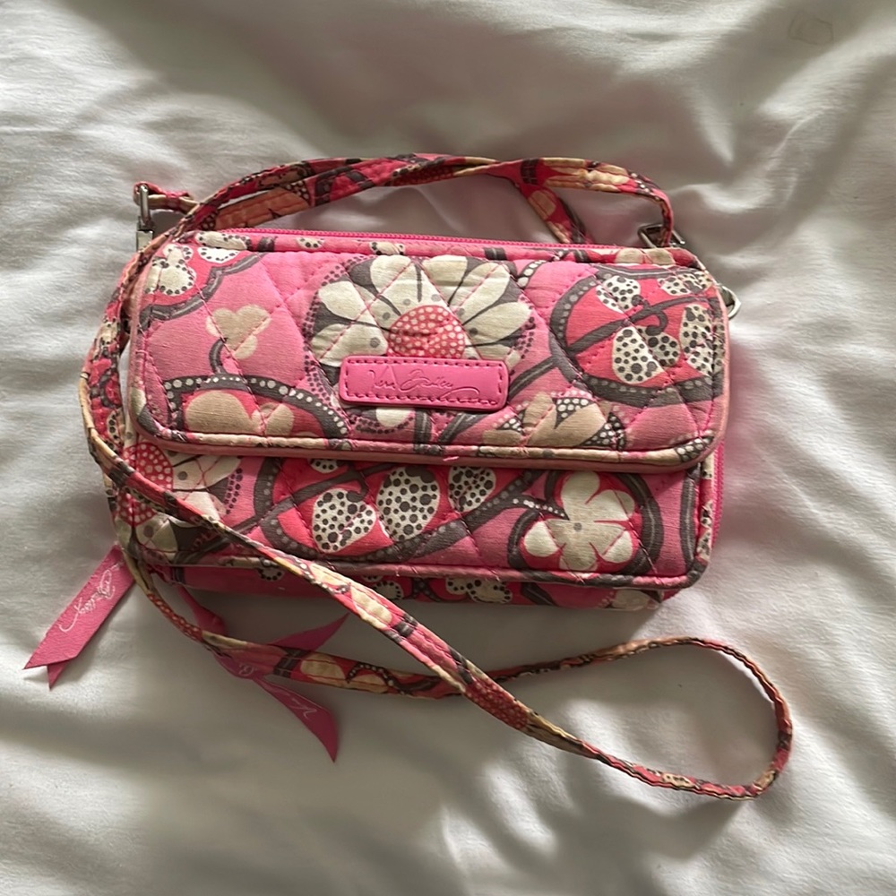 Vera Bradley All in One Crossbody - Blush Pink